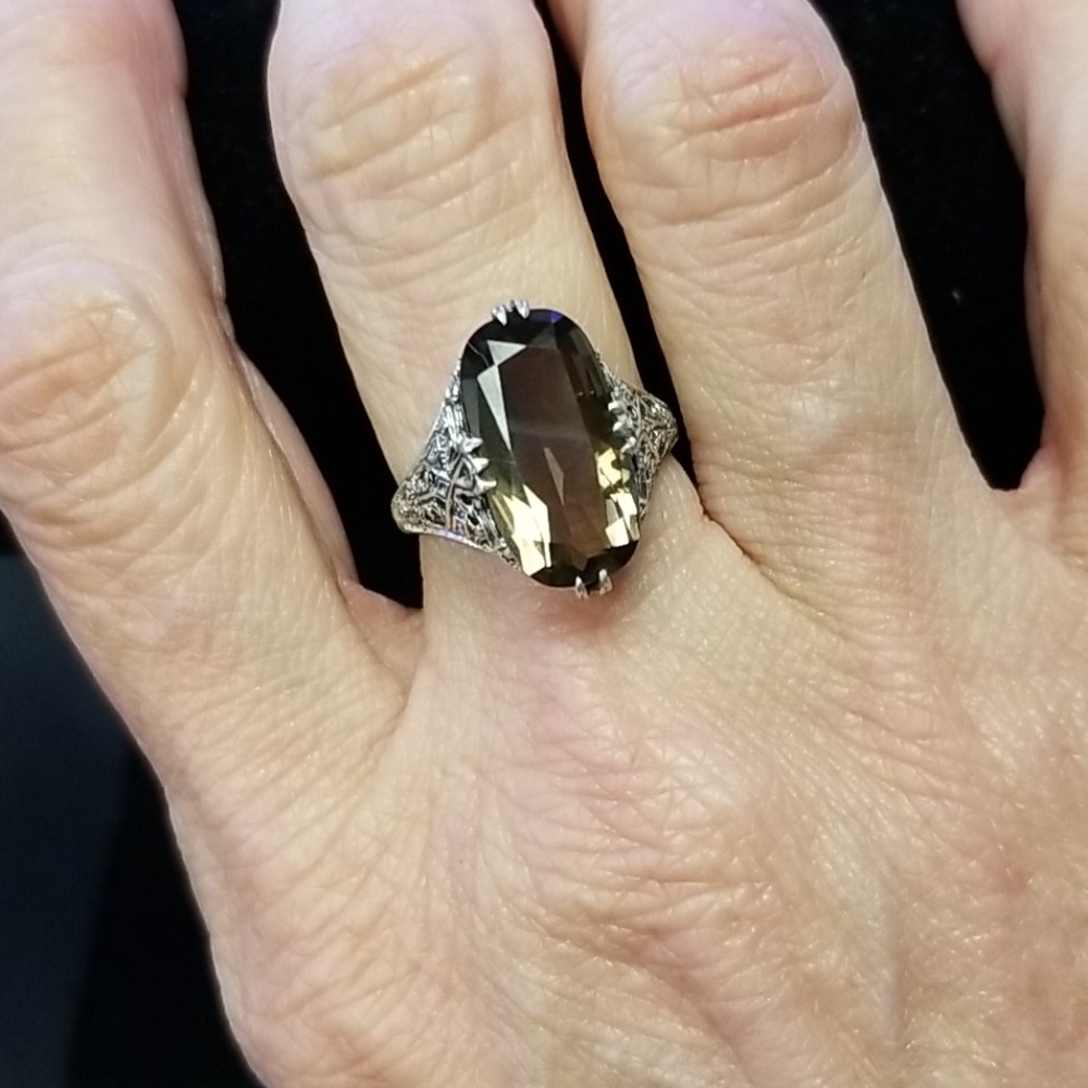 Sterling silver topaz